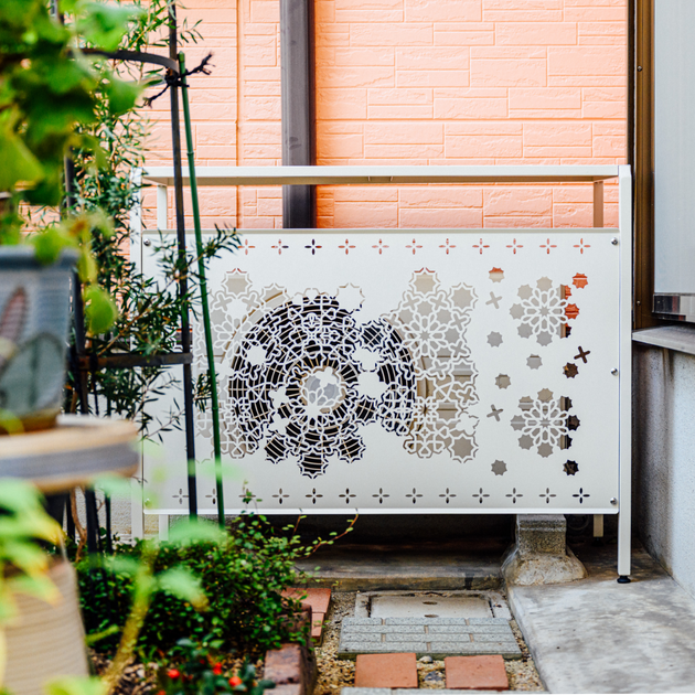 室外機カバー アズレ-ジョ|Linda - オーダーメイド型オンラインショップ 室外機カバー アズレ-ジョ|Linda - オーダーメイド型オンラインショップ